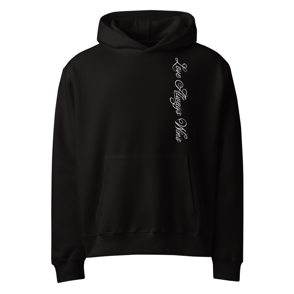 Hanorac negru LAW Make a Statement